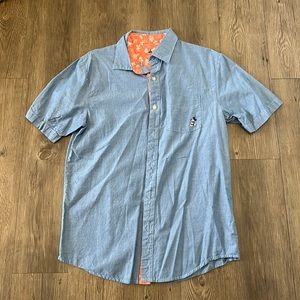 Disney Parks Mickey Button Down Short Sleeve
